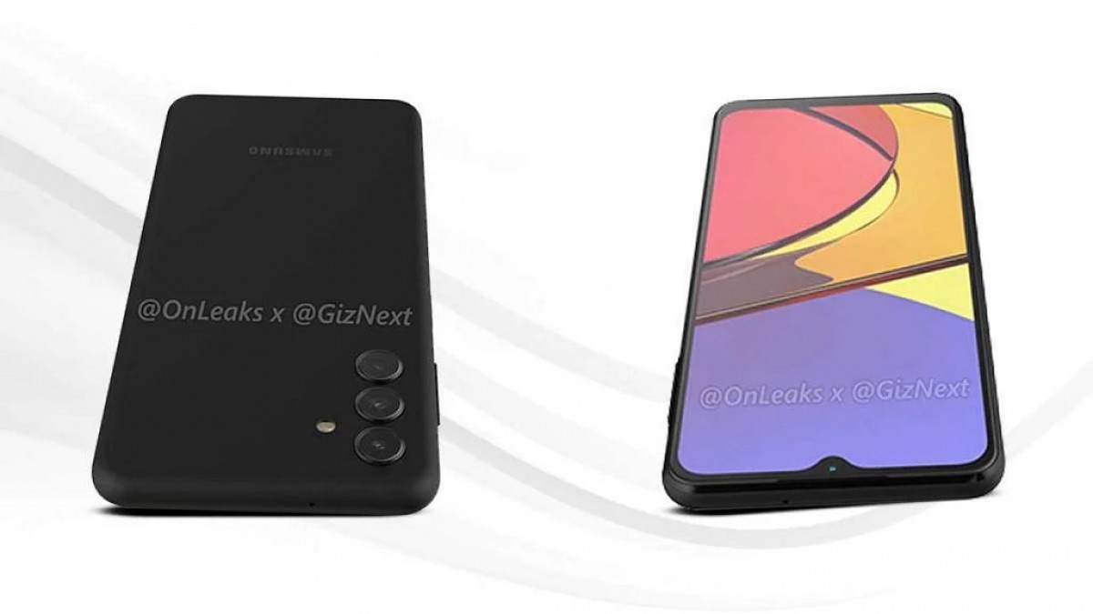 Samsung Galaxy A04s previously leaked renders
