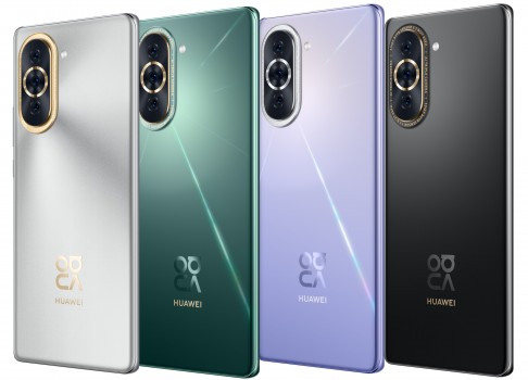 Options de couleur de la série Huawei nova 10