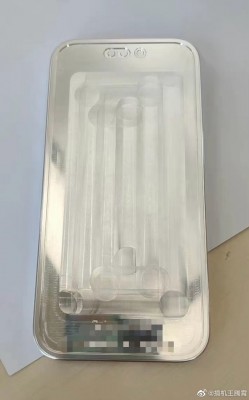 Apple iPhone 14 Pro Max dummy - notice the dual punch hole design on the front