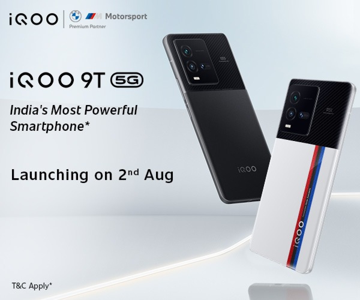 iQOO 9T launching on August 2 in India