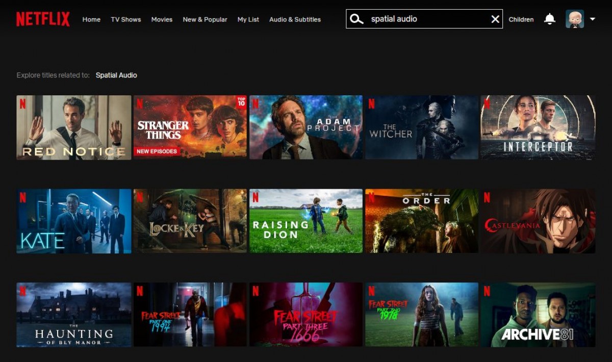 Netflix brings spatial audio to every device