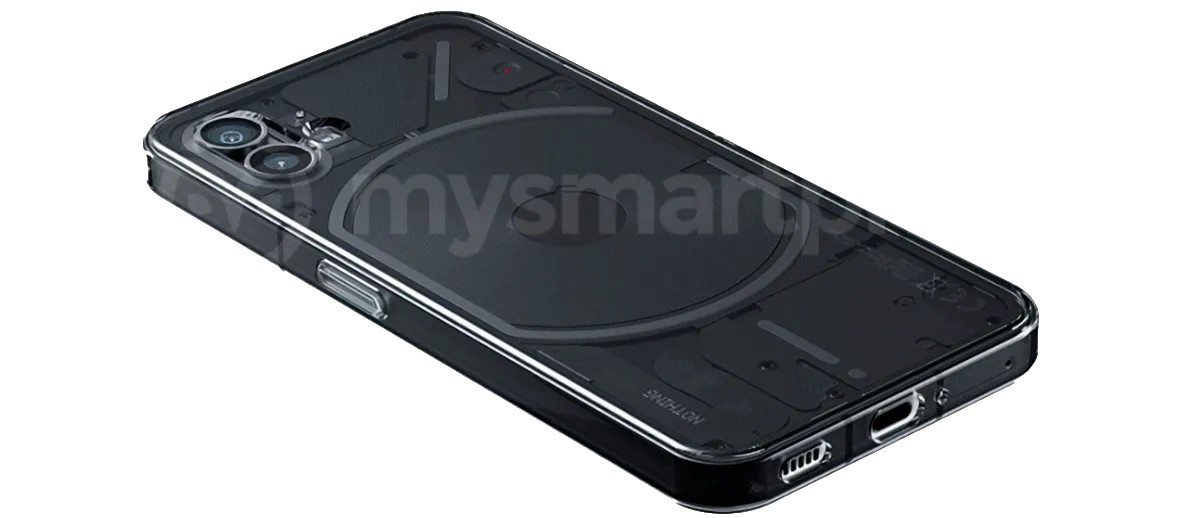 Official TPU case for the Nothing phone (1) leaks