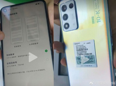 Oppo K10 Energy: live images