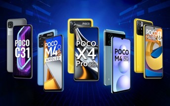 Flipkart has slashed the prices of the Poco X4 Pro 5G, several M4 models and the C31 