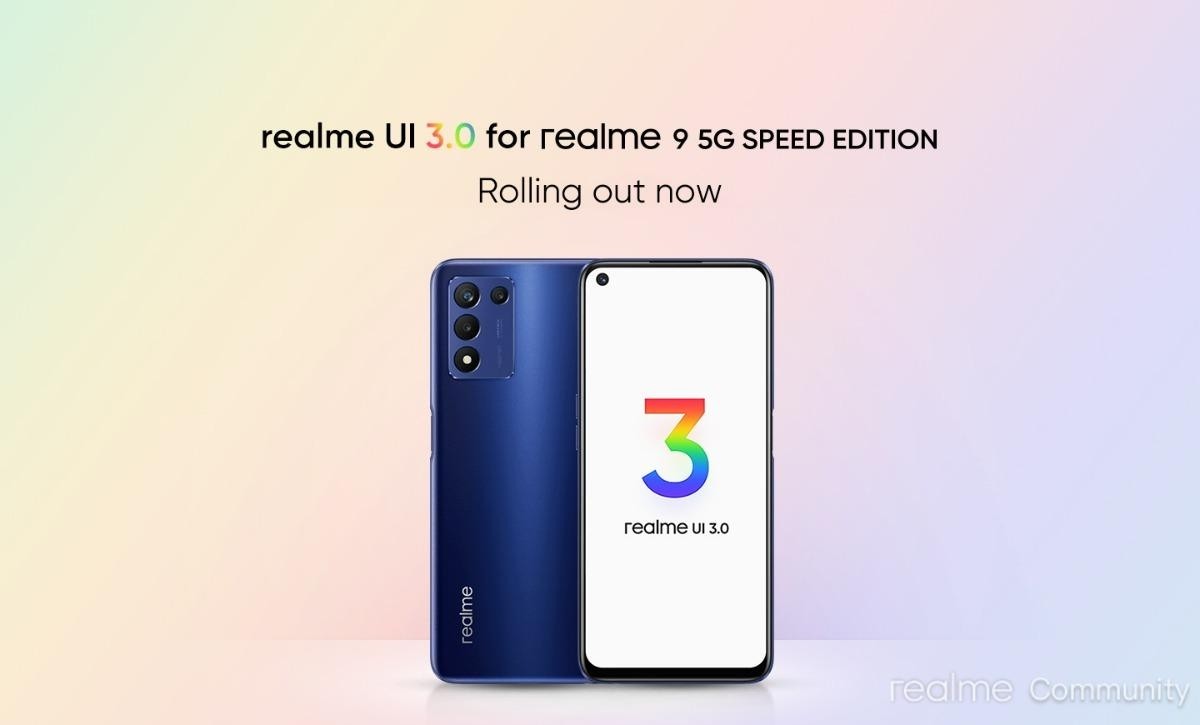 Realme 9 5G Speed is now getting stable Realme UI 3.0