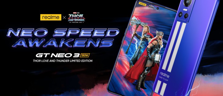 Realme GT Neo 3 150W Thor Love and Thunder Limited Edition unveiled, sales begin July 13 - Vimarsana News