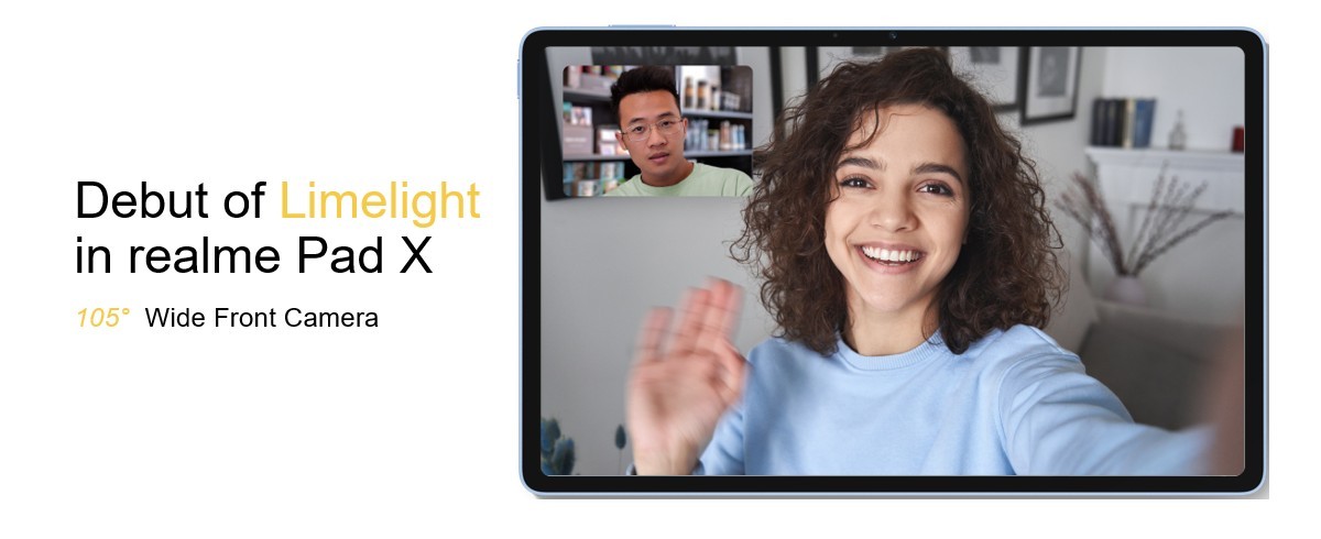 The 5G version of the Realme Pad X will introduce Limelight for video calls