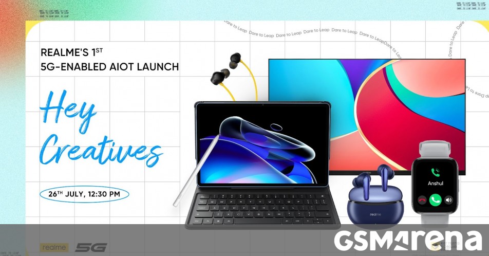 Watch the Realme Watch 3 and Realme Pad X announcement live