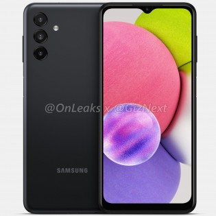 Samsung Galaxy A04s leaked render (Source: OnLeaks and GizNext)