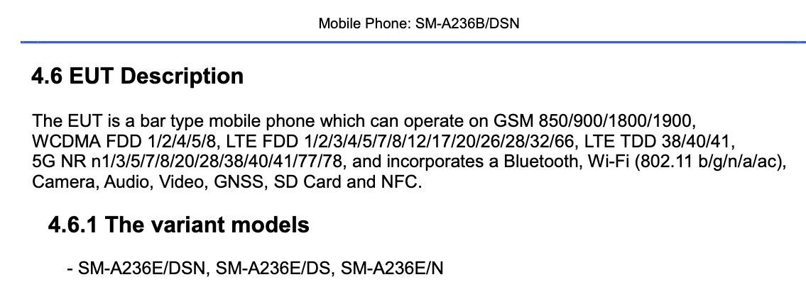 Samsung Galaxy A23 5G passes through FCC, will have a 5,000mAh battery with 25W charging