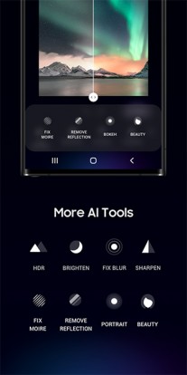 La aplicación Galaxy Enhance-X de Samsung puede desenfocar y aclarar fotos