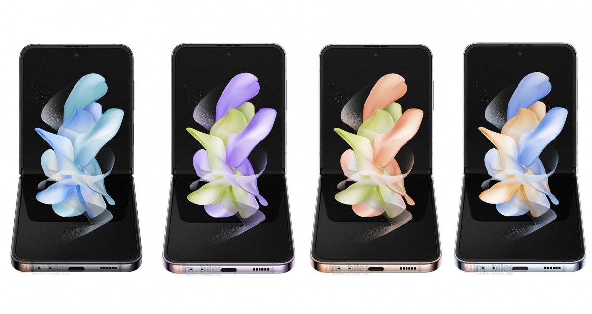 Finally - first official Galaxy Z Fold4 and Z Flip4 press renders arrive!