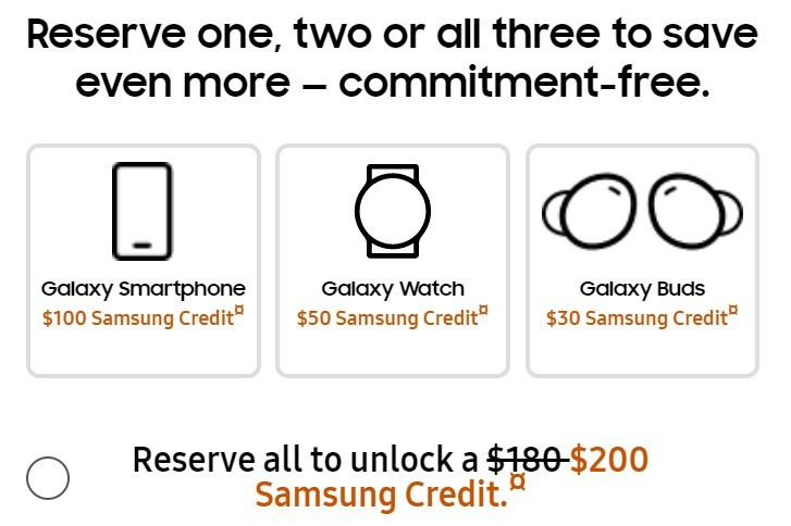 You can already reserve a new Galaxy Z foldable, Watch5 or Buds, will get $200 credit if you do