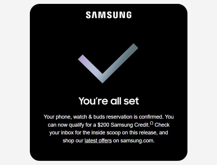 You can already reserve a new Galaxy Z foldable, Watch5 or Buds, will get $200 credit if you do