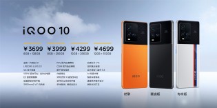 Pricing info for the iQOO 10 and 10 Pro