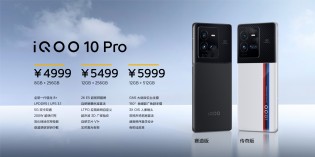 Pricing info for the iQOO 10 and 10 Pro