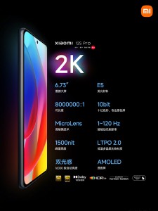 The Xiaomi 12S Pro and 12S Ultra use the same display as the 12 Pro