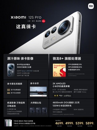 Xiaomi 12s price