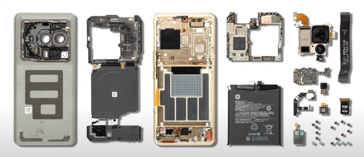 Xiaomi 12S Ultra teardown video highlights the scale of the Sony