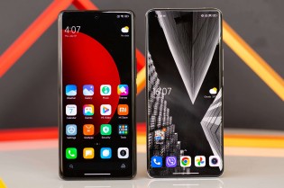 The Xiaomi 12S Ultra next to its predecessor