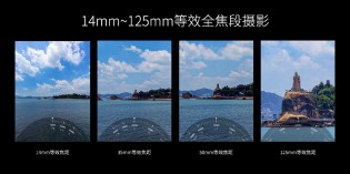 The Z40S Pro shoots at four main focal lengths: 14mm, 35mm, 50mm and 125mm