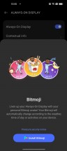 Bitmoji always-on display - ColorOS 13 review