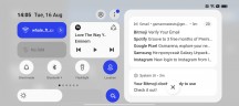 Control center horizontal layout - ColorOS 13 review