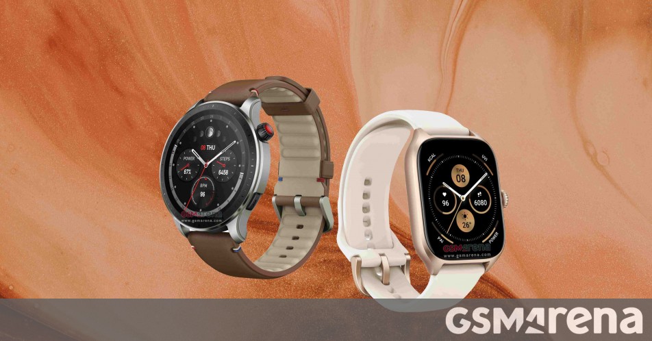 Amazfit GTR 4 and GTS 4 releases near as high-resolution images surface -   News