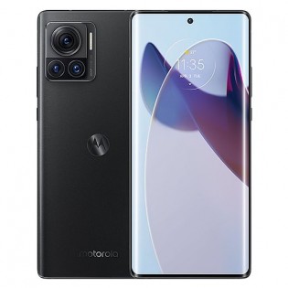 Motorola X30 Pro in black and white