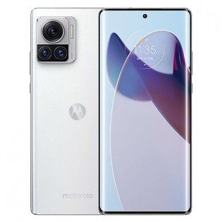 Motorola X30 Pro in black and white
