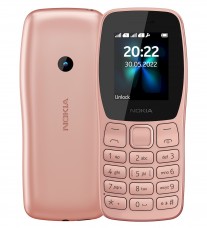 Nokia 110 4G (2022) màu vàng hồng