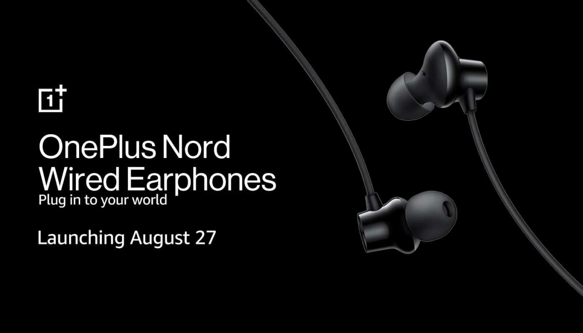 OnePlus Nord Wired Earphones are launching on August 27