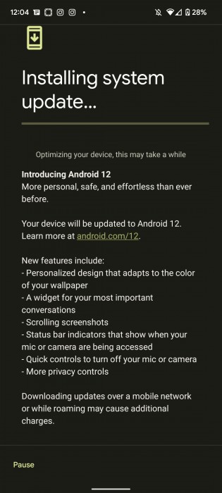 Sommige Pixel-bezitters krijgen een Android 12-update in plaats van 13