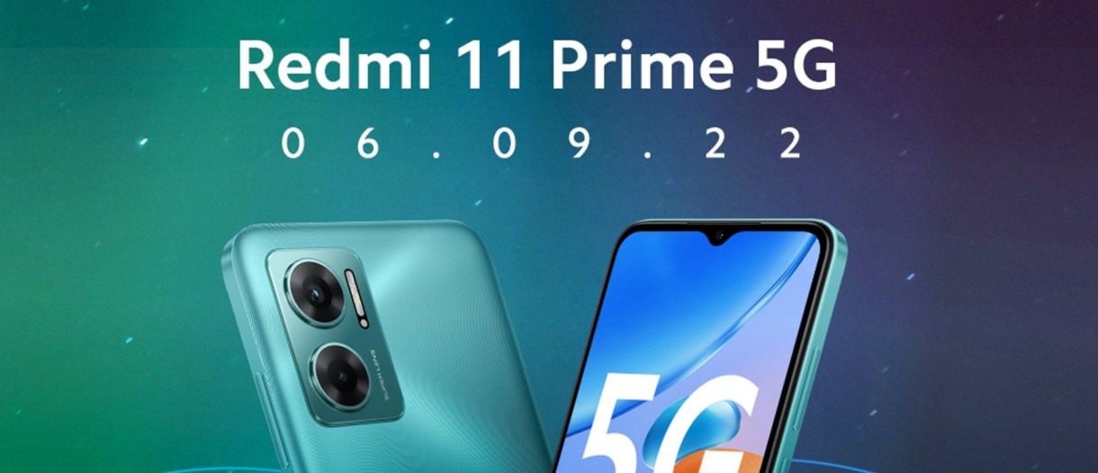 Redmi 11 Prime 5G is coming to India on September 6, key features confirmed