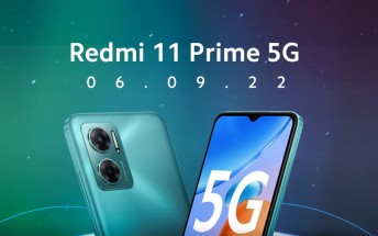 Redmi 11 Prime 5G is coming on September 6, key specs revealed