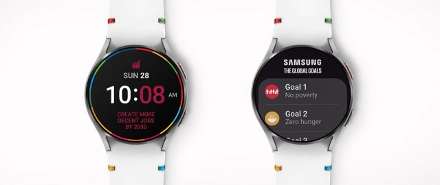 Samsung Global Goals watch faces