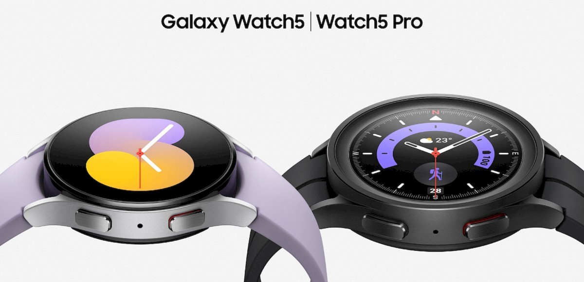 Galaxy Watch5 and Watch5 Pro revealed with sapphire crystal and larger batteries