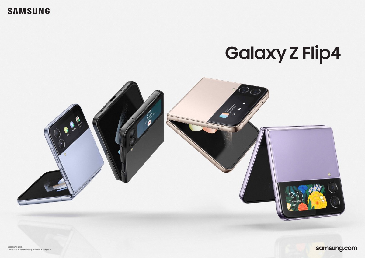 Samsung Galaxy Z Flip4 is here with redesigned hinge and larger battery 