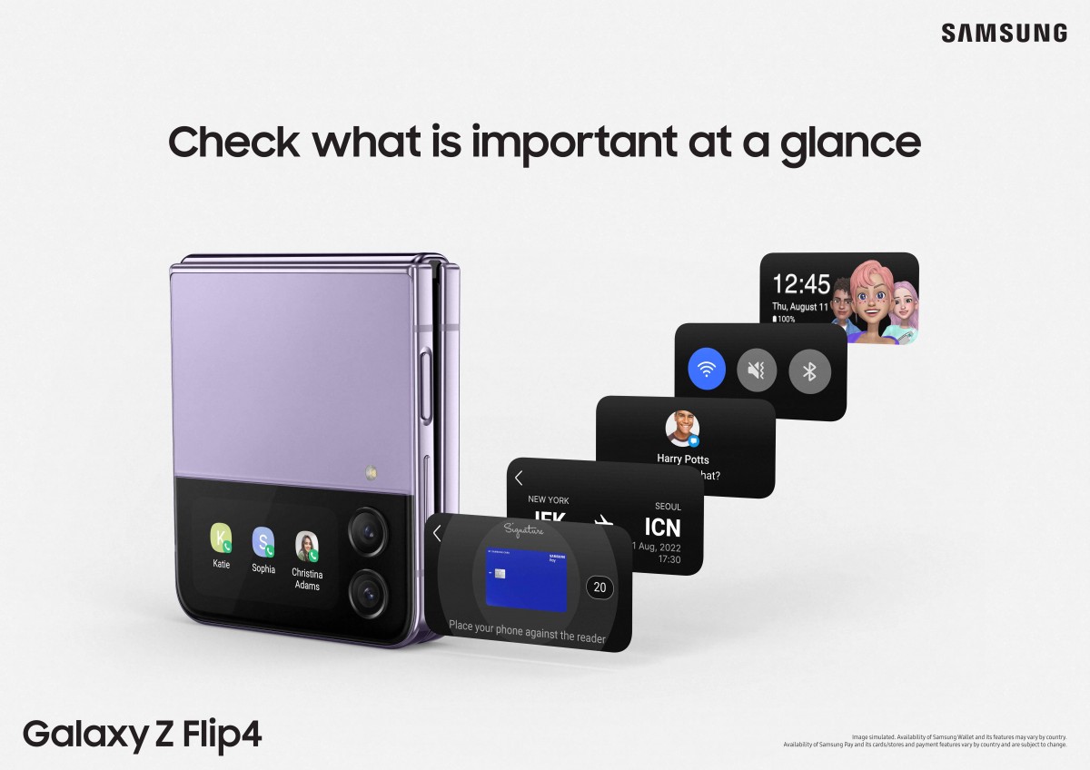 samsung z flip 4 new features