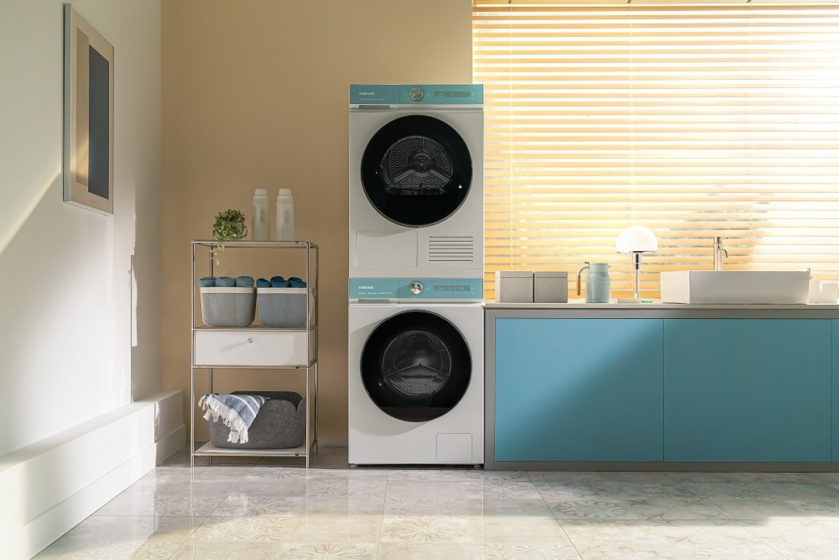 Samsung Bespoke AI Washer and Dryer, unveiled in July 2022