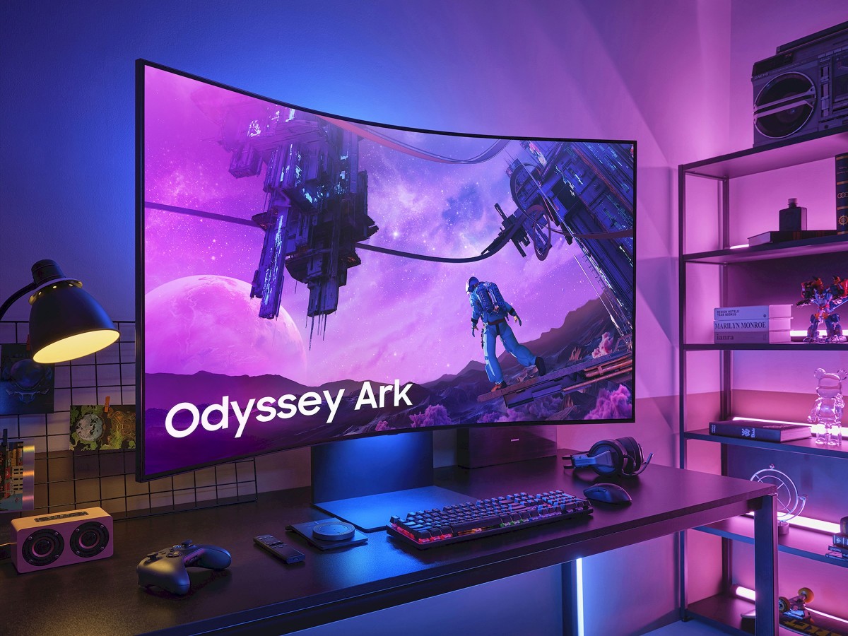 Samsung's new Odyssey Ark is an enormous 55" 165Hz gaming monitor with "cockpit mode" - GSMArena.com news
