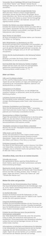 Full changelog for One UI 5.0 beta (German)