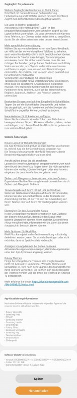 Changelog lengkap untuk One UI 5.0 beta (dalam bahasa Jerman)