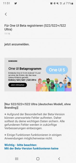 One UI 5.0 beta starts rolling out Samsung Galaxy S22 series in Germany