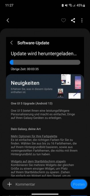 One UI 5.0 beta is rolling out to Samsung Galaxy S22 series phones in Germany