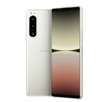 Sony Xperia 5 IV in Black, Ecru White, and Green