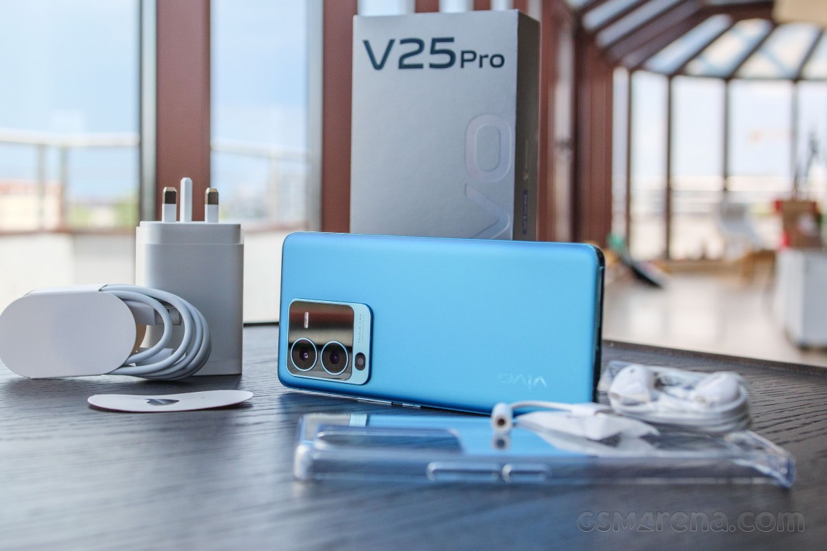 The V25 Pro arrives with a 66W fast charger