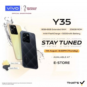 The vivo Y35 is coming to Malaysia next week