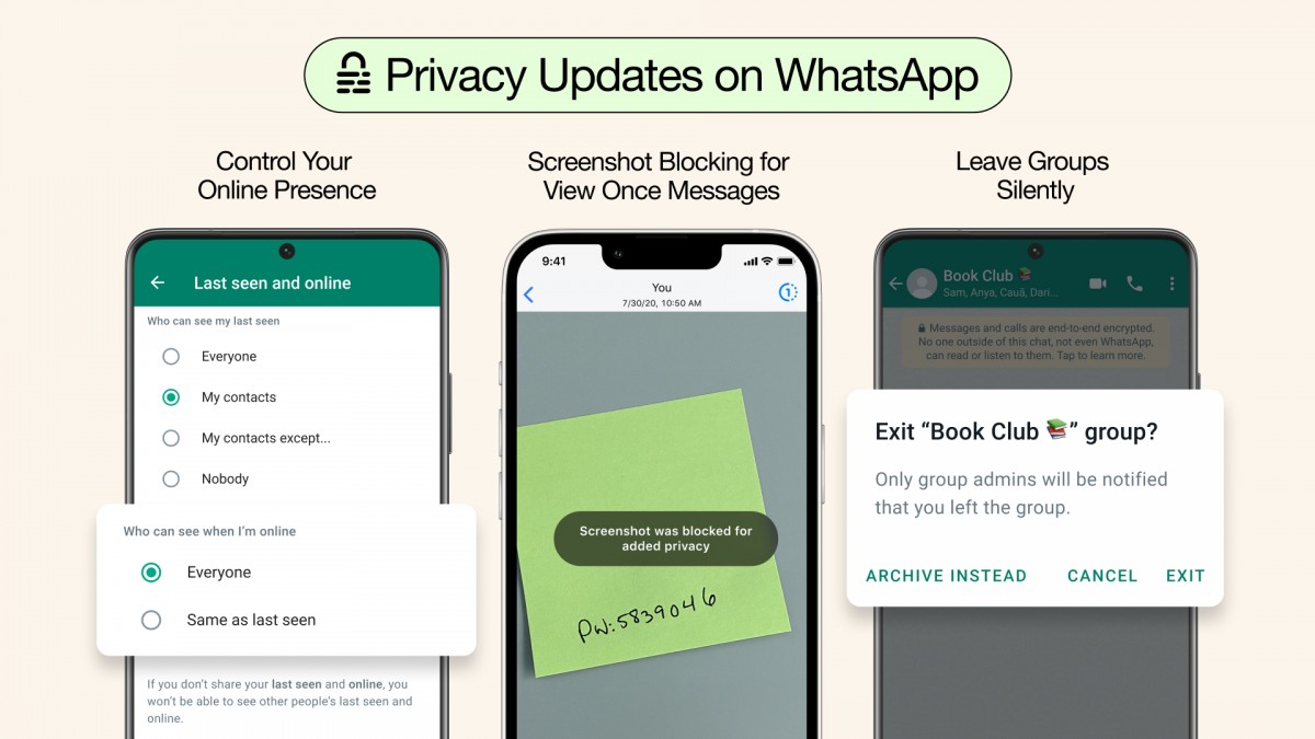 WhatsApp working on screenshot blocking for View Once messages