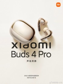 Also coming tomorrow: Xiaomi Buds 4 Pro